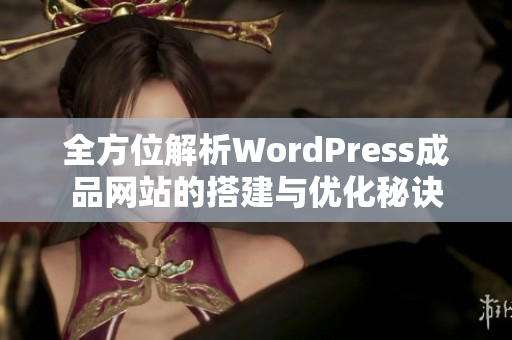 全方位解析WordPress成品网站的搭建与优化秘诀