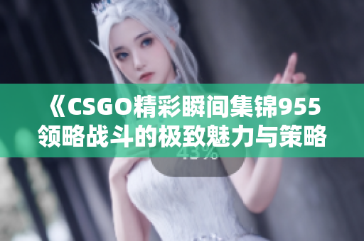 《CSGO精彩瞬间集锦955 领略战斗的极致魅力与策略》