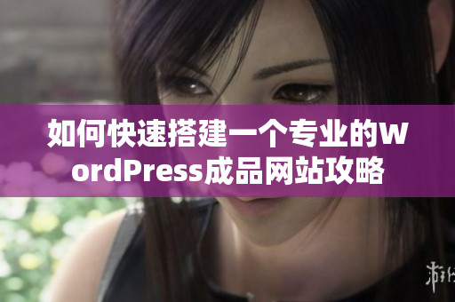 如何快速搭建一个专业的WordPress成品网站攻略