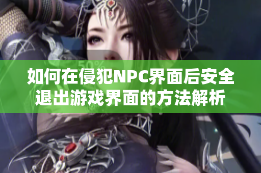 如何在侵犯NPC界面后安全退出游戏界面的方法解析