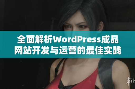 全面解析WordPress成品网站开发与运营的最佳实践