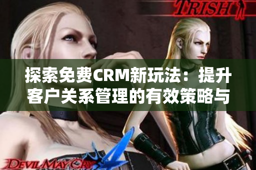 探索免费CRM新玩法：提升客户关系管理的有效策略与特色