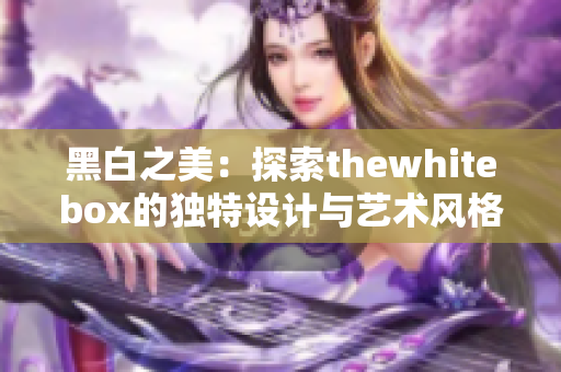 黑白之美：探索thewhitebox的独特设计与艺术风格