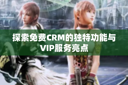 探索免费CRM的独特功能与VIP服务亮点