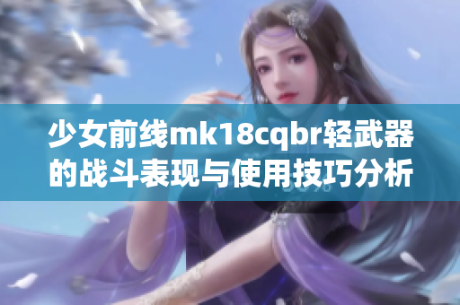 少女前线mk18cqbr轻武器的战斗表现与使用技巧分析