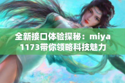 全新接口体验探秘：miya1173带你领略科技魅力